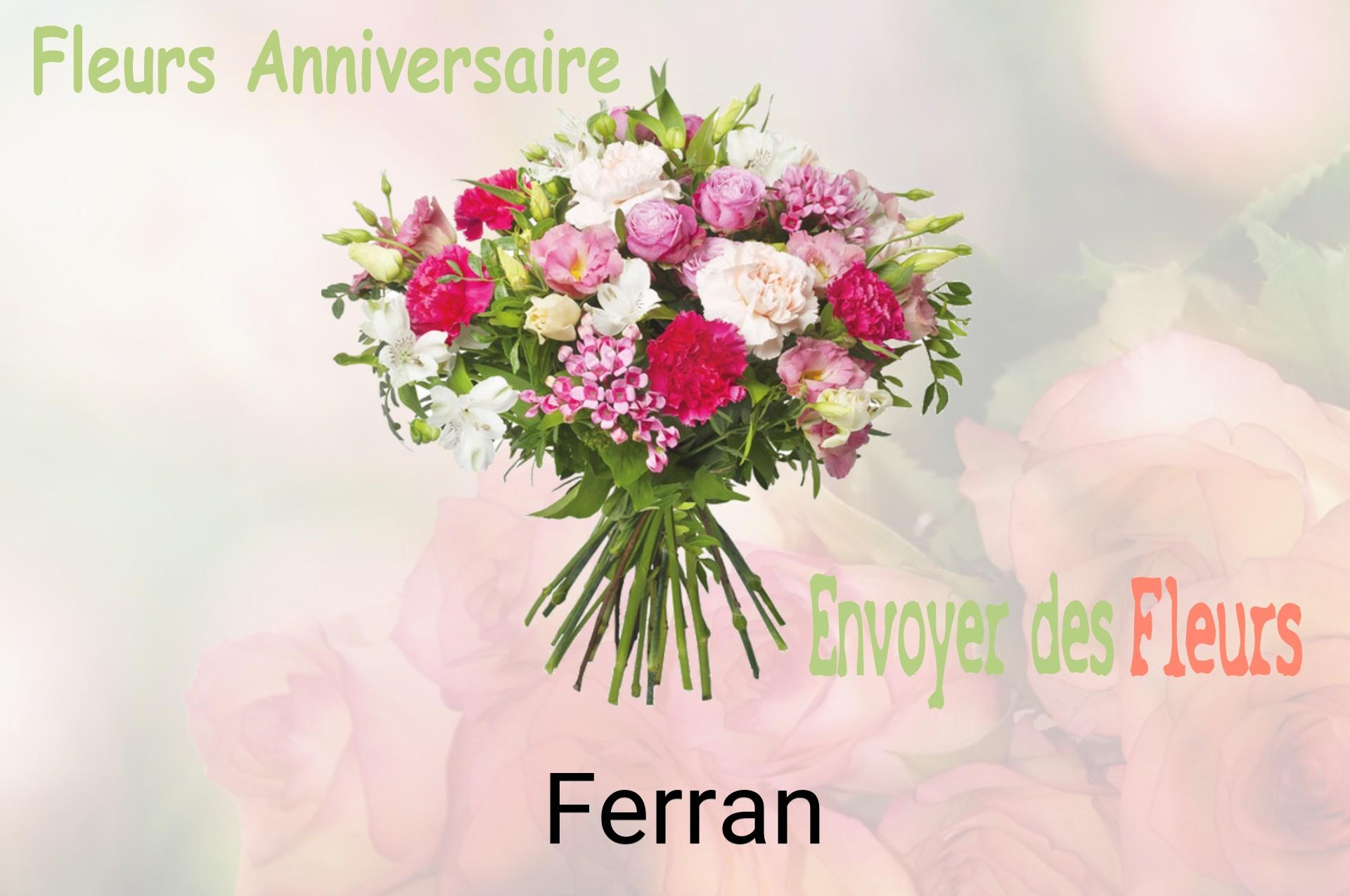 Bouquet de fleurs d’anniversaire livré à Ferran